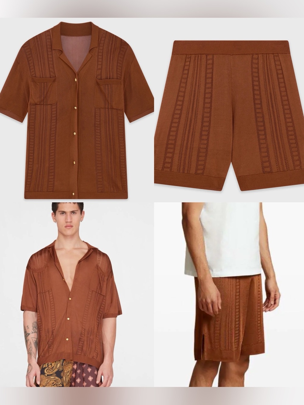 Luxury Brazilian Brand. Donde Esteban. Men's Set. S size. New! Retail: $750
